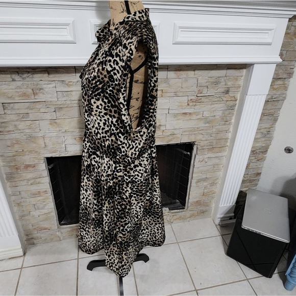 Speed‎ control leopard print pocket mini dress plus size 3X - Picture 3 of 8